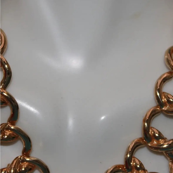 KREMENTZ  Vintage Gold Plated   Chunky Chocker Necklace - Picture 4 of 8